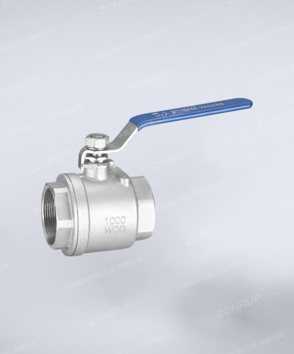 两片式不锈钢丝口球阀